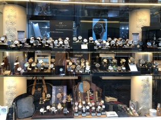 An old-world watch shop full of priceless antiques