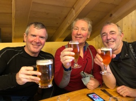 Another day another beer...Ross, Robin and Batch