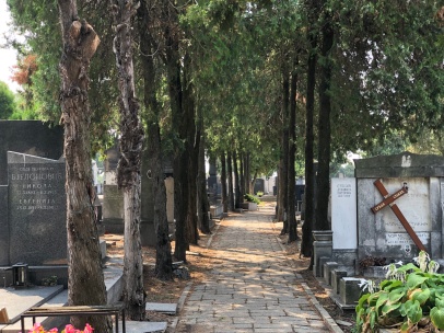 The old cemetery with Jewish, Orthodox and Catholic graves
